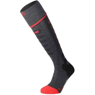 Lenz Heat Sock 5.1 Heizsocken Anthrazit/Rot 39-41