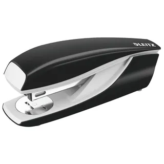 Leitz Büroheftgerät für 30 Blatt, Tacker aus Metall mit Kunststoffelementen, Inkl. 200 Heftklammern, NeXXt Serie, Schwarz,