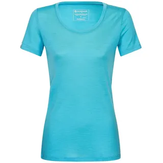Kaipara - Merino Sportswear Rundhalsshirt Merino Shirt Damen Kurzarm Slimfit 200 (1-tlg) aus reiner Merinowolle Made in Germany L