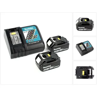 2 x 4,0 Ah + DC18RC Ladegerät 197490-7