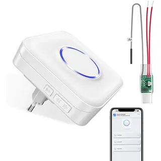 Funksignal Weiterleitung WLAN Funk Erweiterung Set kompatibel mit Smartlife | 0-110dB Türklingel und Gong Weiterleitung Funkkonverter 3-24V AC/DC für bestehende Klingelanlagen/Gegensprechanlage