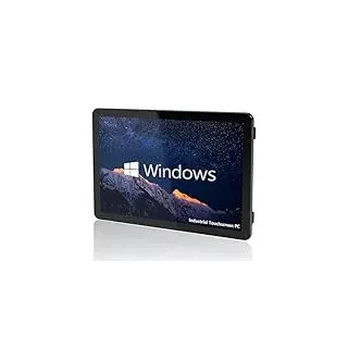 NORQIN 15,6-Zoll Eingebetteter Industrie Touch Panel PC,16:9 IP65 Kapazitiv Touchscreen Monitor 1920×1080 FHD,All-in-One Computer,Windows OS,4×USB,HDMI,6×COM,2×LAN,WLAN(I5-7200U,16GB RAM 256GB SSD)