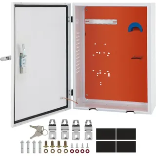 Vevor Tesla-Ladestationsbox, 70 x 50 x 25 cm, Outdoor-Kabelbox, Ladebox, Kabel-Organizer, IP32 wasserdicht, staubdicht, Cool Roll Steel-Elektrogehäusebox, für Tesla-Wandanschluss