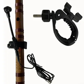 Flöten-Mikrofon-Teile-Clip, fixierbarer Mikrofon-Tuner, nur ABS-Clip (Mikrofon nicht), einfach zu bedienen und langlebig