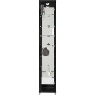 fif Möbel Standvitrine OPTIMA 1x Glastür 0 x 0 x 0 cm Schwarz