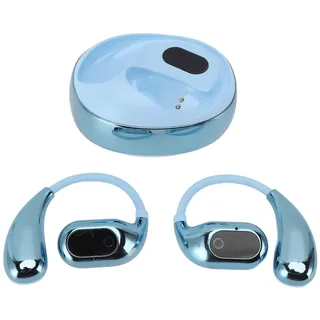 Jectse AI Language Translation Earbuds, Bluetooth 5.4 Echtzeit übersetzer mit 144 Online-Sprachen Open Ear Translating Ohrhörer für das Lernen von Reise Unternehmen (Blue)