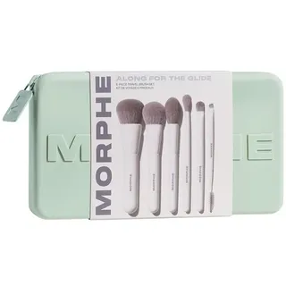 Morphe Pinsel Gesichtspinsel-SetsAlong for the Glide 6-Piece Travel Brush set M104.5 Domed Foundation Brush 1x + M164.5 Small Pointed Powder Brush 1x + M204.5 Rounded Cream & Liquid Blush Brush + M303.5 Large Paddle Packer Eyeshadow Brush + M333.5 Large Rounded Blender Eyeshadow Brush 1x + Dual-Ended Angled Brow Brush & Spoolie 1x 6 Stk. (5,50 € / 1 Stk.)