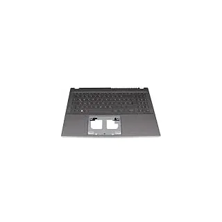 Acer 6B.K3BN2.014 Original Tastatur inkl. Topcase DE (deutsch) grau/grau mit Backlight für Aspire 5 (A515-57), (A515-57G)