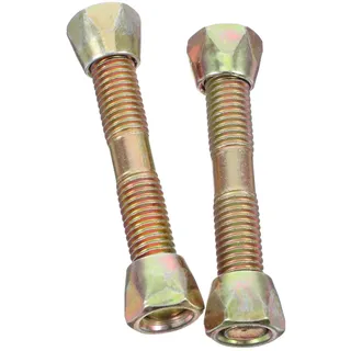 BESPORTBLE 2 Stück Federschrauben für Hängesessel Hängekorb Aufhängezubehör Wetterfest Hochleistungs Korbbefestigung für Garten Terrasse Outdoor