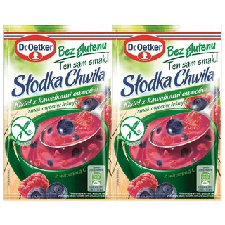 12x Dr. Oetker Waldfrücht Rote Grütze Polnischer Kisiel Glutenfrei 31,5 g