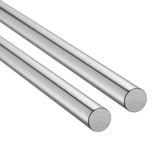 Vevor Linearwellen, 25x1000 mm, Präszisionswelle aus SFC25-Kohlenstoffstahl, rostfrei & hochpräzise, Welle mit hoher Härte, Runde Stange für Schneid-, Schleif-, Fräs- & Bohrmaschinen, 2er-Pack