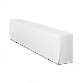 TexDeko Bierbankhusse Premium Weiß 220 x 25 x 46 cm