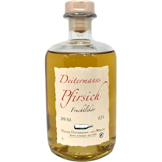 Deitermanns Pfirsich 0,5l., Fruchtlikör 20%