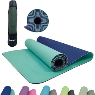 Schildkröt Fitness Yogamatte 4 mm navy/mint