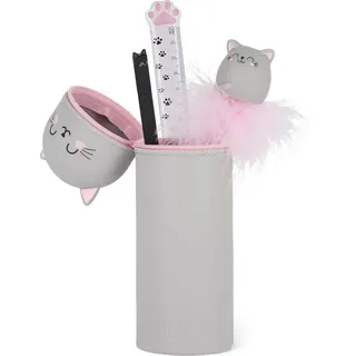 Legami 2-in-1 Kitty Pencil Case