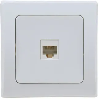 ChiliTec DELPHI RJ45 Dose für ISDN & Cat.5 UP weiß
