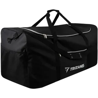 TRIZAND Reisetasche 40x50x90 cm 180 l Schwarz