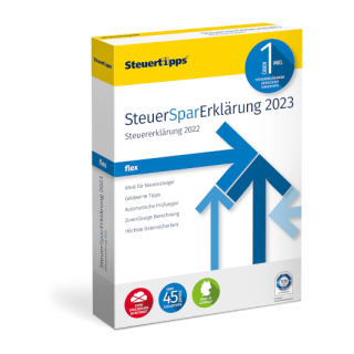 SteuerSparErklärung | Steuererklärung Steuerjahr 2022 |Steuerprogramm I Steuersoftware