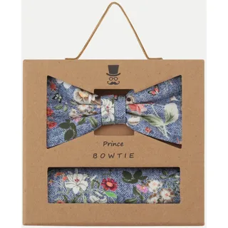Prince BOWTIE Set Fliege+Tuch flower Mehrfarbig