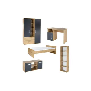 Arthur Berndt Jugendzimmer 5er-Set Alessio ¦ mehrfarbig ¦ Maße (cm): B: 621 H: 573