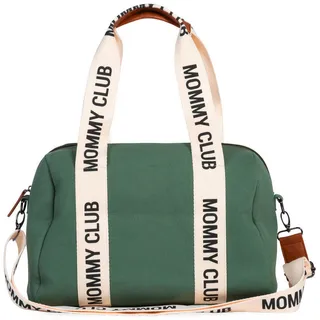 Childhome Wickeltasche Mommy Club - Signature Canvas Grün