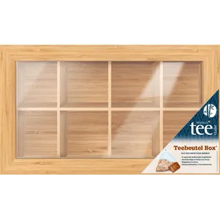 Zeller Present Teebeutelbox Bamboo (LBH 34x20x9 cm, Braun