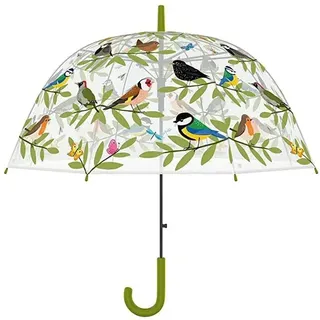 Esschert Design: Vögel und Regenschirm., weiß