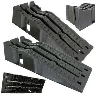 Autoauffahrrampen, 2 Stück, Tragkraft 8t, Höhe 160mm, Für Autos