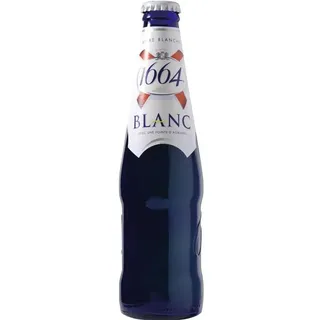 12 Flaschen Kronenbourg 1664 Blanc Weißbier mit Citrus 5% Alc.  MEHRWEG Pfand