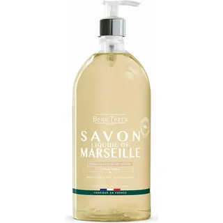 Flüssigseife Beauterra Savon de Marseille Baumwollblüte 1 L