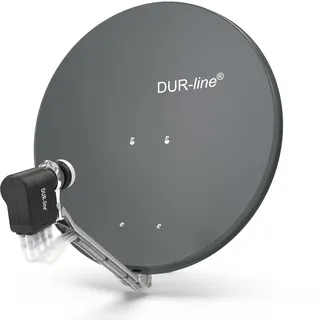 Dur-Line Select 8 Teilnehmer Set - Qualitäts-Alu-Satelliten-Komplettanlage - Sel...