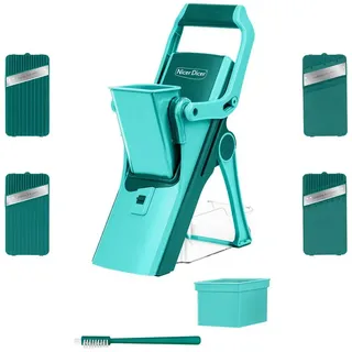 Genius Nicer Dicer Mando Gemüsereibe 10-tlg. Blau