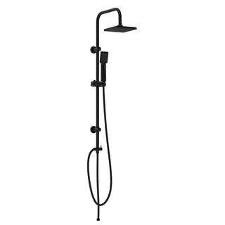 Eisl EASY ENERGY Überkopfbrause-Set Schwarz 12004BL