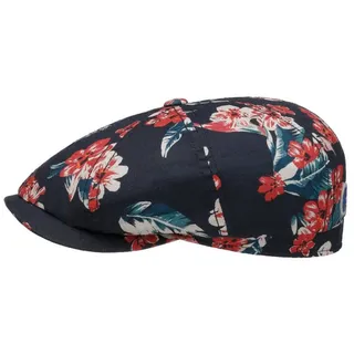 Stetson Flat Cap (1-St) Schirmmütze mit Schirm blau M (56-57 cm)