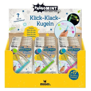 Moses PhänoMINT Klick-Klack-Kugeln Entdeckerspielzeug Blau
