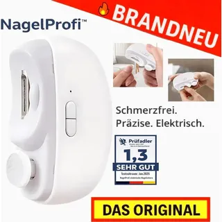 NagelProfiTM Elektrische Nagelschere Nageltrimmer Nagelschneider Nagelfräse