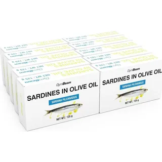 GymBeam - Sardinen in Olivenöl 10 x 125 g
