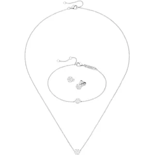 GIORGIO MARTELLO MILANO Schmuckset "Schmuckset 3-teilig mit Zirkonia, Silber 925", silber, GIORGIO MARTELLO MILANO, Schmuck_Sets, Damen, onesize, Silber 925 (Sterlingsilber), Schmuckset