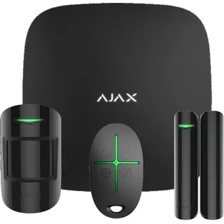 Ajax Starterkit Asp (hub + Motionptotect + Doorprotect + Spacecontrol) Gprs/lan-funkalarm-kit Version Schwarz – 38169