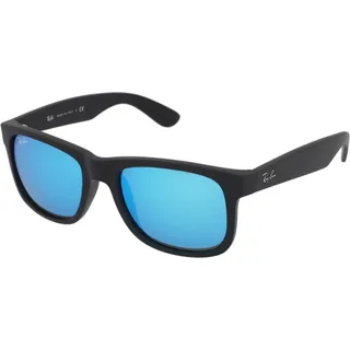 Ray-Ban Justin RB4165 622/55 51-16 matte black/blue