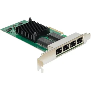 Inter-Tech Argus ST-7238 LAN-Adapter, 4x RJ-45, PCIe 2.0 x4 (77773010)