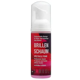 Sambol Brillenreiniger Brillenschaum ohne Alkohol & Silikon Wiederauffüllbar Glasreiniger (Schaum)