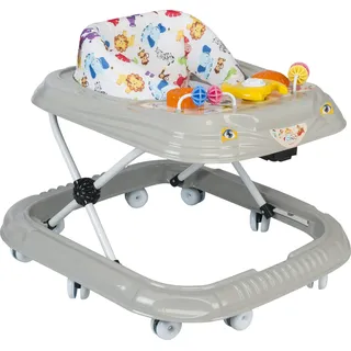 Baby Gehwagen Gehfrei Lauflernwagen Babywalker Lauflernhilfe Alpina (Grau)