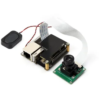 Waveshare ESP32-P4-NANO-KIT-C Development Board Based on ESP32-P4 Chip with RISC-V Dual-core and Single-core Processors, Supports Wi-Fi 6 and BLE 5/BLE, with Speaker PoE Module and RPi Camera (B)