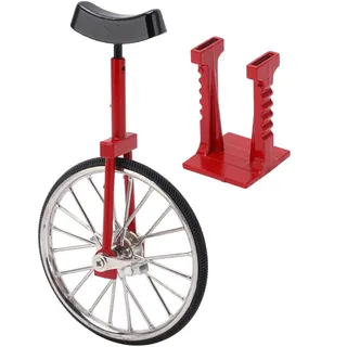 SYH&AQYE Mini Einrad Modell, Einzelrad Fahrrad Modell, Miniatur Einrad Modell Miniatur Fahrrad Spielzeug für Schlafzimmer Büro Kinder Jungen Mädchen Geschenk