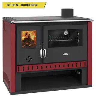 PRITY 95 Ltd. Küchenofen Holzherd PRITY GT FS S Burgundy - 15kW, - Beige