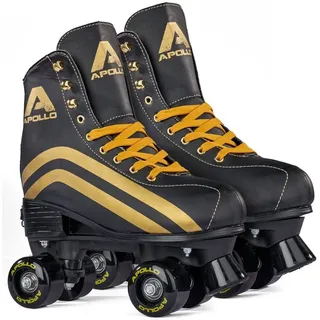 Apollo Disco Roller, Classic Roller | Rollschuhe für Kinder und Erwachsene | größenverstellbare Quad-Skates, 3 Größen, verstellbar von 31 bis 42 | Rollschuhe Damen in schicken Designs