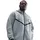 Herren Shirt Tech Full-Zip Windrunner, dk grey heather/black XXL
