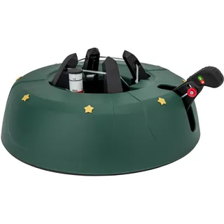 Star-Max Christbaumständer by F-H-S, Start 3, Modell 2018, für Baumhöhe bis 3,0 m, Weihnachtsbaumständer mit Fuhebelfunktion und Einseiltechnik, 3,0 Liter Wassertank, 3 liters, Grün