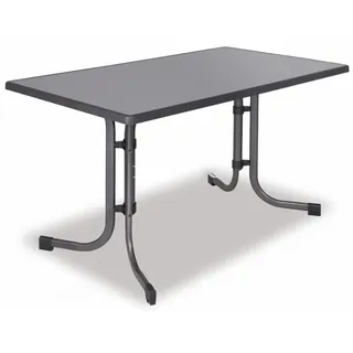 PATIO Gartentisch 115x70 cm rechteckig Dine & Relax Punti Outdoor Tisch Metall pulverbeschichtet Sevelit Tischplatte klappbar